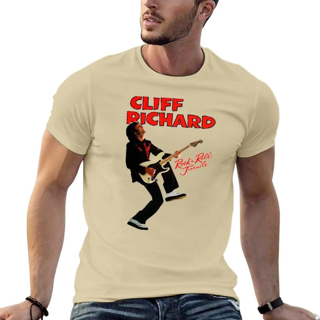 Футболка Cliff Richard таможенная графическая футболка оверсайз графическая футболка футболки мужские