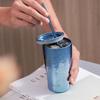 TAIC Термокружка для кофе и воды из чистого титана с крышкой и соломинкой