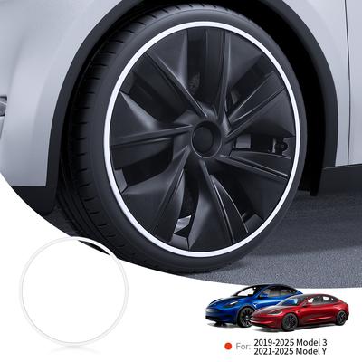 YZ Для Tesla Model 3 Y 2019-2025 Highland Juniper 19/20 дюймов Высокопроизводительное запасное колесо Защитное кольцо ступицы Покрытие диска