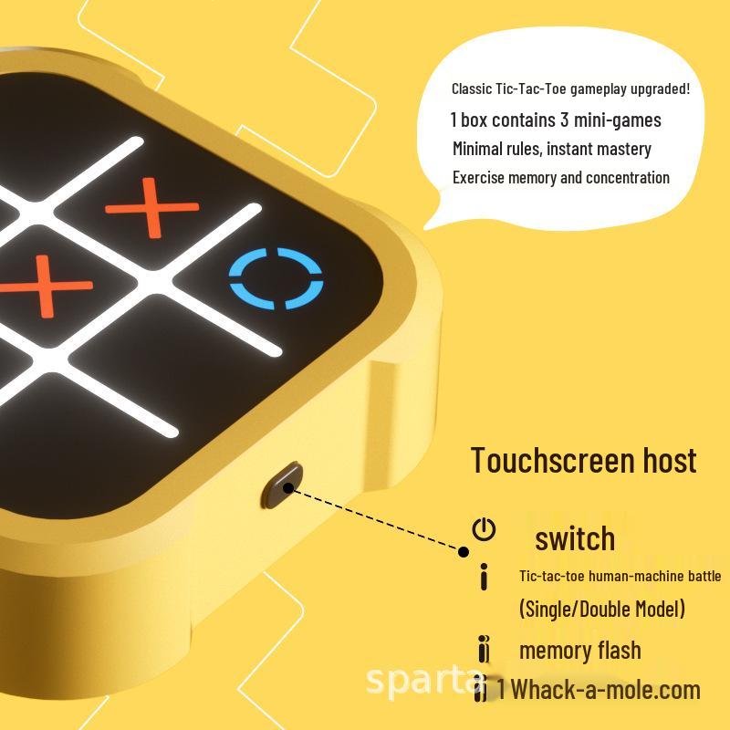 TikTok-Style Cross-Border Tic-Tac-Toe and Gomoku Multifunctional Children's Chessboard Game Set