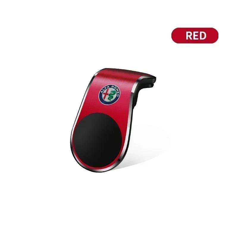 Magnetic Car Phone Holder Air Vent Clip Mount Mobile Cellphone GPS Support for Alfa Romeo 4C 159 Spider Giulia Giulietta 156 147