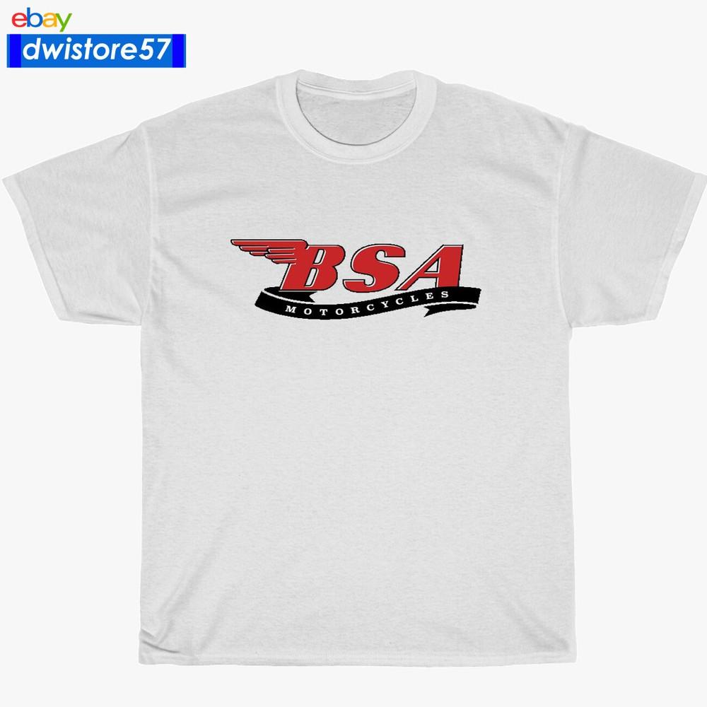 Новая футболка с логотипом BSA Red Classic Motorcycle, много цветов, размеры от S до 5XL, сделано в США, унисекс