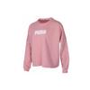Casual Sport Letter Print Crew Neck Long Sleeve Sweatshirt Jacket Women Tops Blush-Pink 581069-14