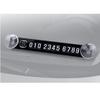 Car Styling Luminous Temporary Parking Card Phone Number Card Plate Car Sticker