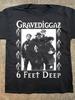 Винтаж GRAVEDIGGAZ Группа 6 Feet Deep Хлопок Черный S-5XL Футболка TT258 Унисекс Футболка