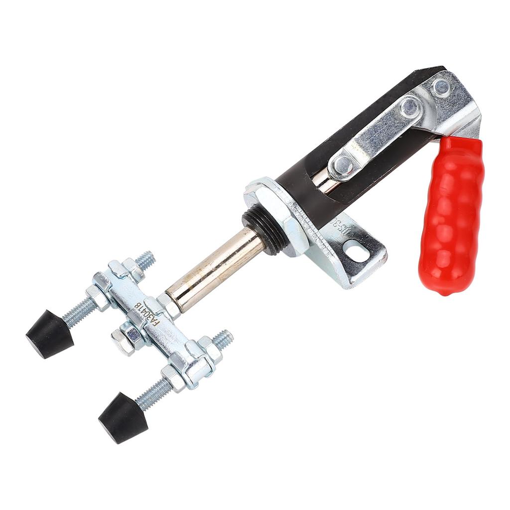 Зажим с двумя головками, ход 32 мм, удерживающая способность 250 кг, с боковым приводом, быстросъемный, тянущий, толкающий