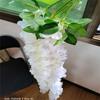 Simulation Hydrangea Rattan  Wisteria Flower Decoration Flower String Home Ceiling Fake Flower Wedding Hanging Violet Wall Hanging