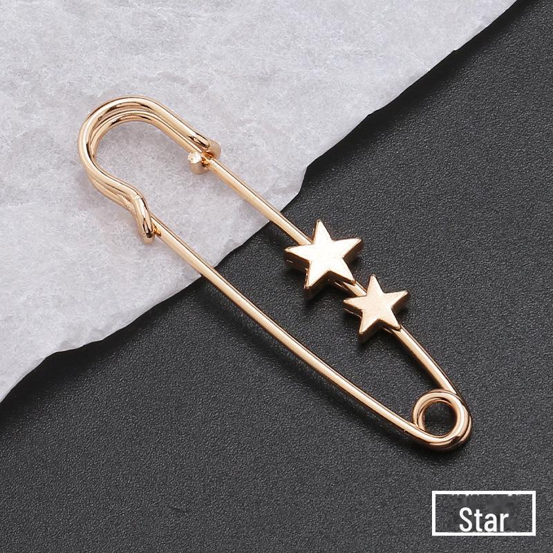 Регулируемая булавка для юбки на талии: Металлическая брошь, защищающая от воздействия окружающей среды, аксессуар для одежды