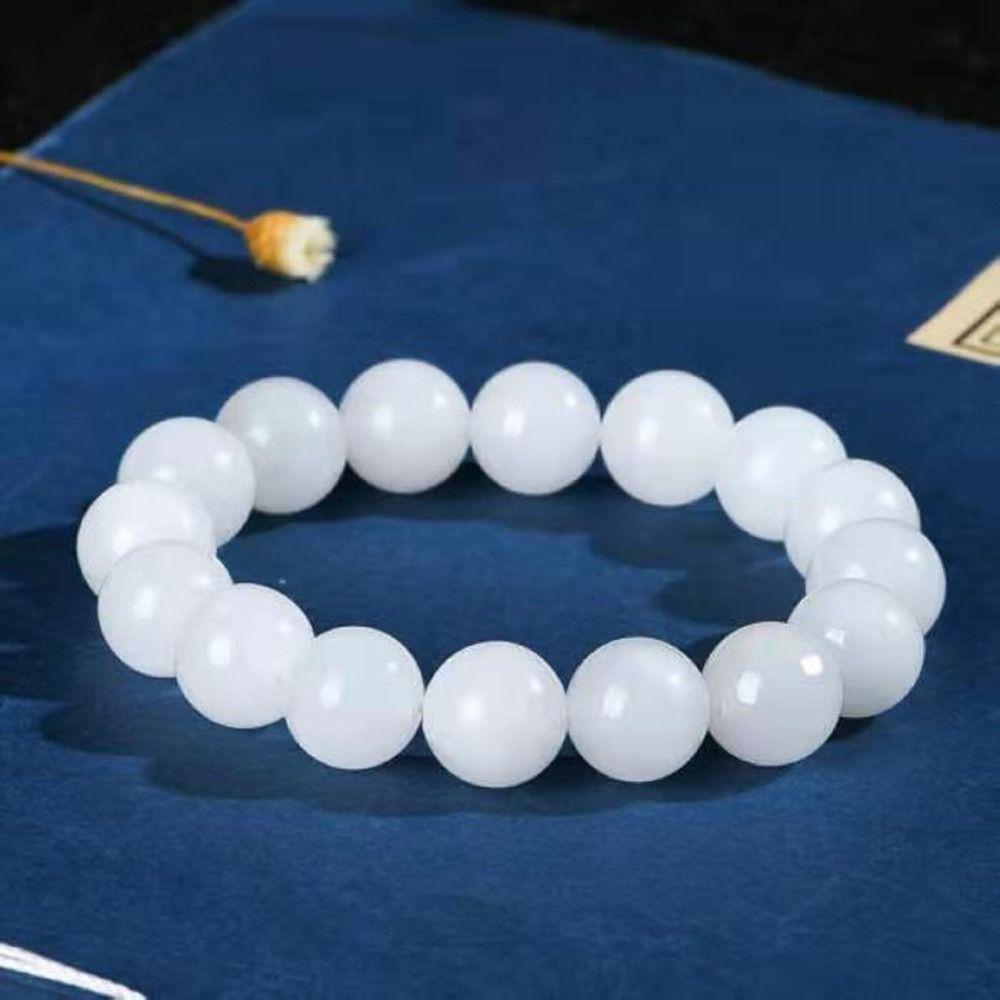 Women Hand Rope Party Gift For Men Wristband White Stone Bracelet Beaded Bracelet Fashion Jewelry