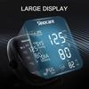Sinocare Automatic Upper Arm Blood Pressure Monitor Tonometer Heart Rate Pulse with Large Backlit Display and Wide Range Cuff