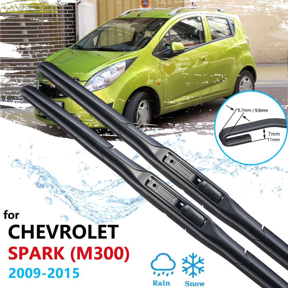 Щетка стеклоочистителя автомобиля для Chevrolet Spark M300 Daewoo Matiz Creative 2009 ~ 2015, передние дворники, автомобильные аксессуары 2010 2011