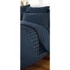 Housse de couette Agathe mure bleu 240x260cm