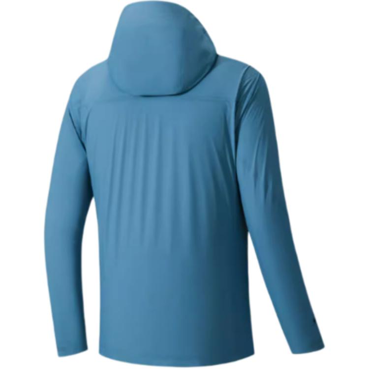 Anta Champion Outdoor Series Однотонная толстовка с капюшоном на молнии, универсальная повседневная ветровка, мужская верхняя одежда, попугайно-синий 152530624-3