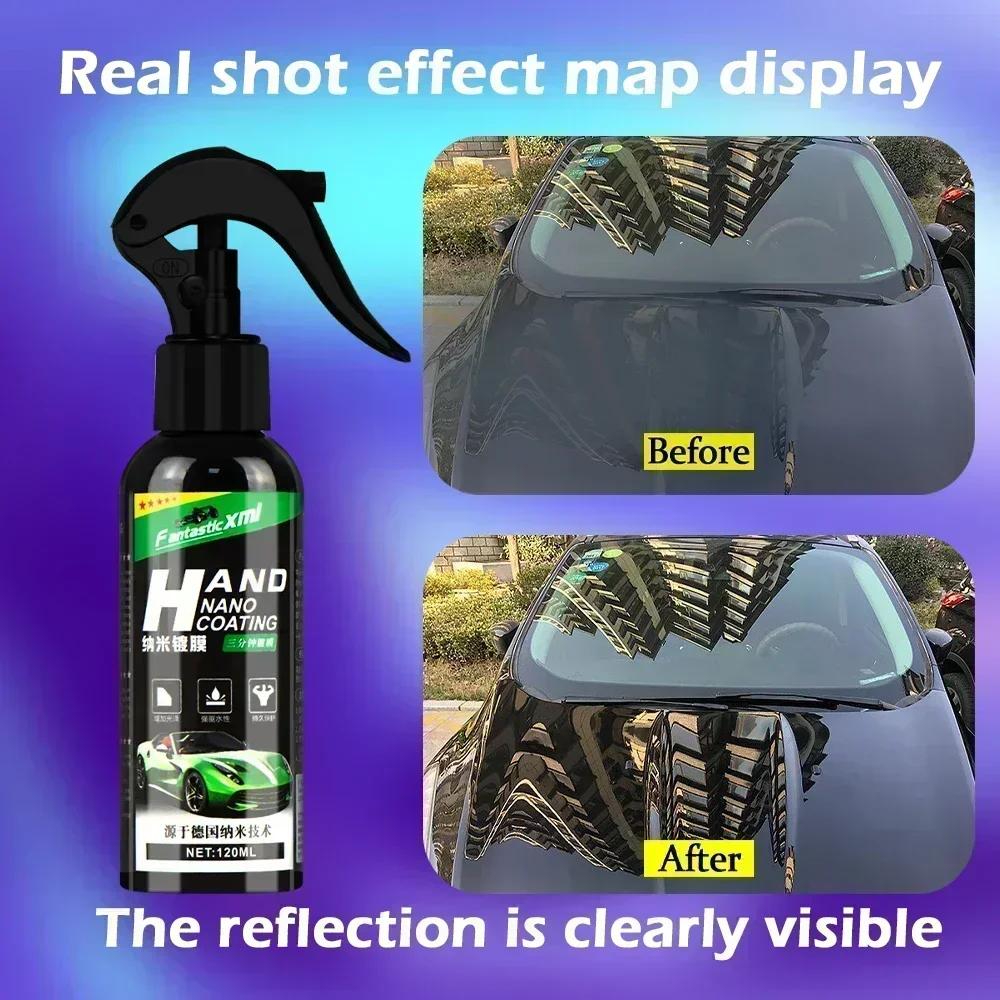 Нанокерамика 100 мл-500 мл Автомобильное покрытие Средства для ухода за автомобилем Жидкий спрей Полироль Восковая пленка Комплект для защиты лакокрасочного покрытия Аксессуары