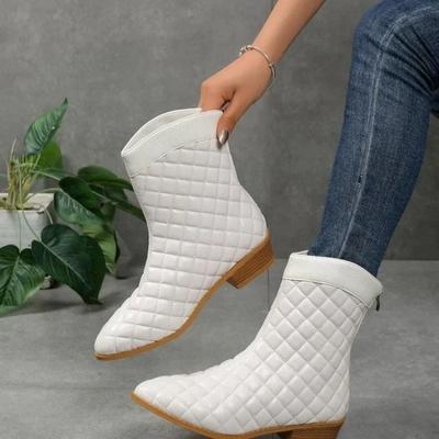 Дизайнерские женские сапоги Goth, зимние новые модные туфли с острым носком для женщин, универсальные высококачественные однотонные ботильоны Zapatos