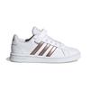 Adidas Neo Grand Court Low Top Kids Sneakers Kids Sneakers White Platinum EF0107
