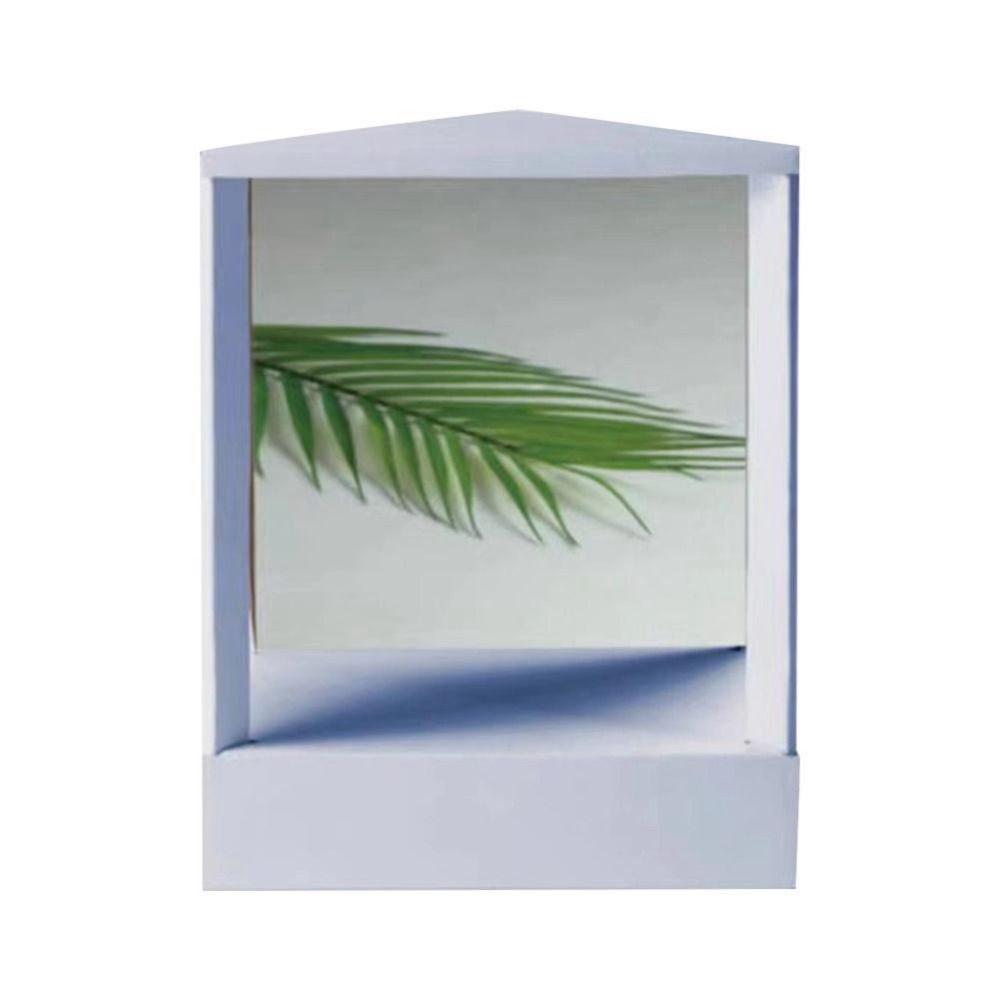 Улучшенное самовосприятие Прямоугольное настольное зеркало Настоящее зеркало для макияжа Отражение Женщины Девочки