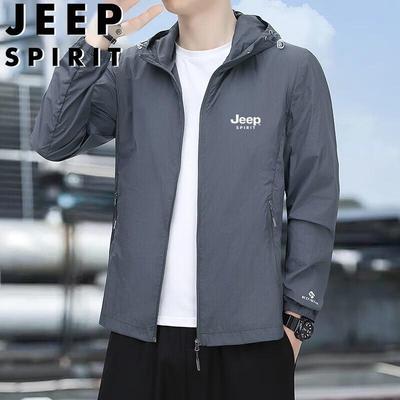 Мужская солнцезащитная куртка с капюшоном JEEP SPIRIT