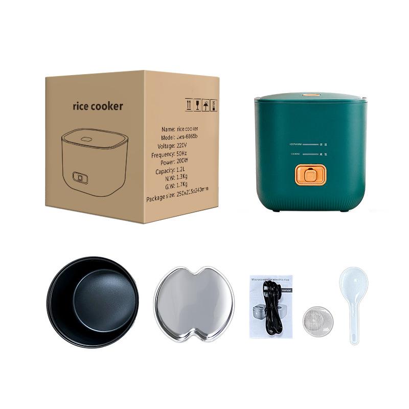 Рисоварка с антипригарным покрытием 1,2 л бытовая интеллектуальная маленькая мини-рисоварка многофункциональная рисоварка 220 В антипригарная кастрюля