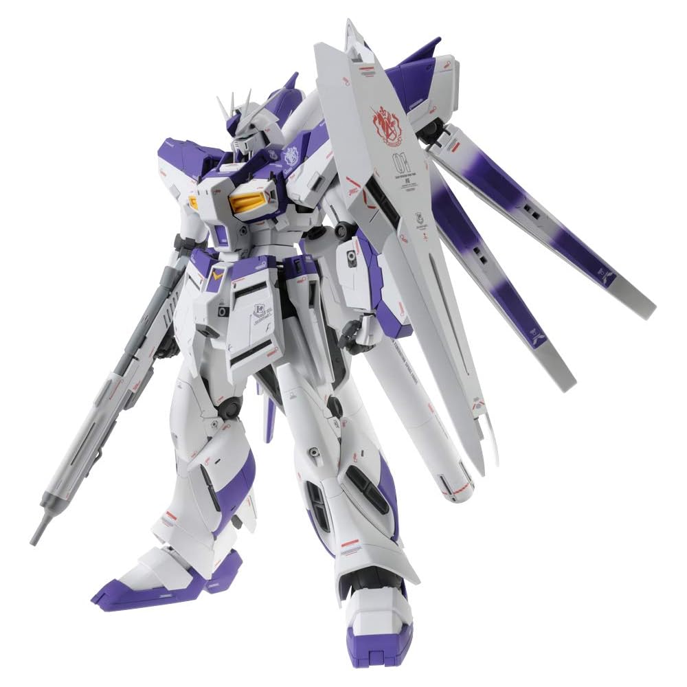 Bandai Spirits MG Мобильный доспех Гандам Hi-Nu Гандам Вер.Ka Масштаб 1/100 Пластиковая модель-конструктор с цветовой кодировкой