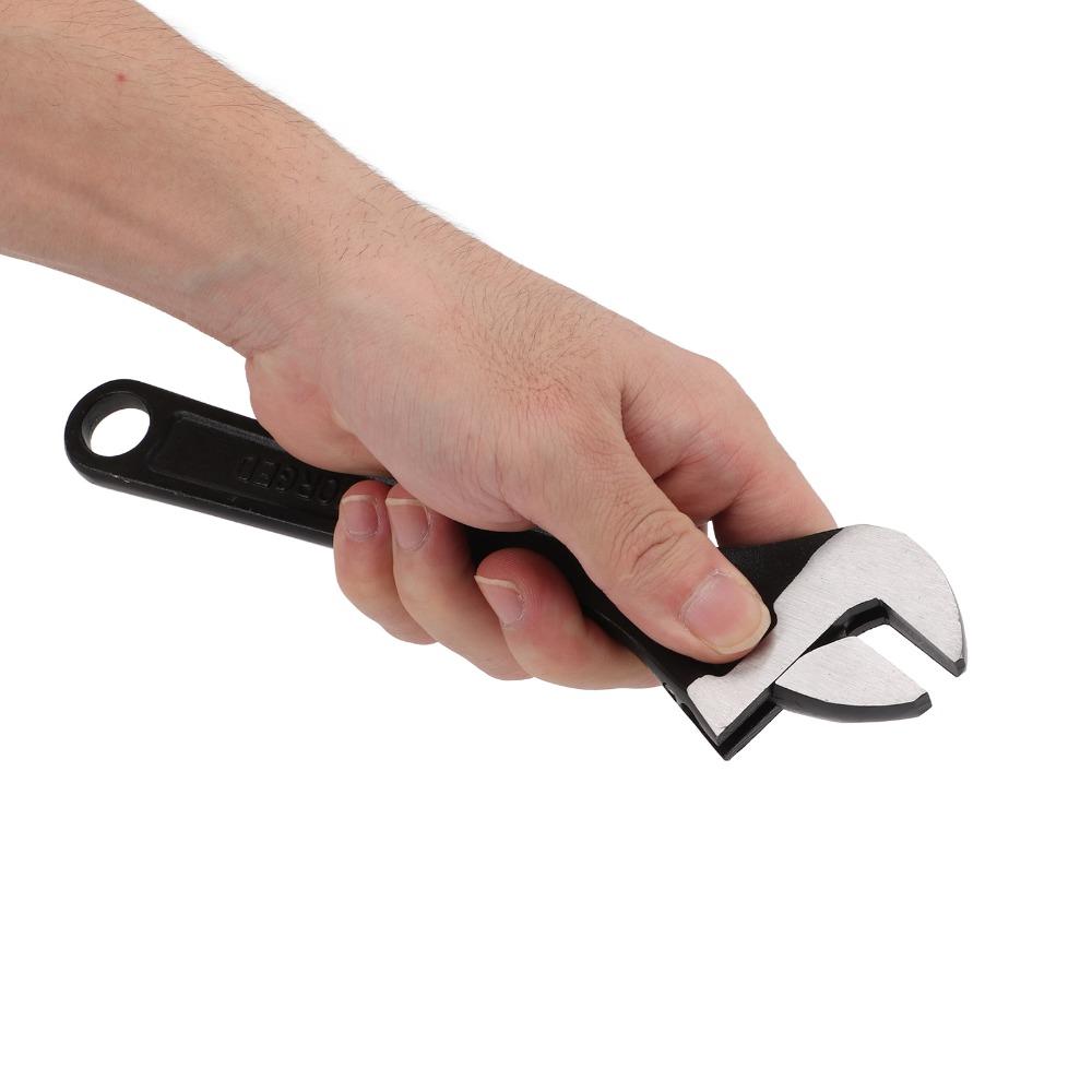 Adjustable Adjustable Wrench 45 Steel Open End Wrench Black Oxide Wrench General Maintenance