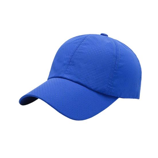 Baseball Hat Breathable Mesh Design Lightweight UV Proof Sun Hat Solid Color Adjustable Outdoor Sport Hat Headwear
