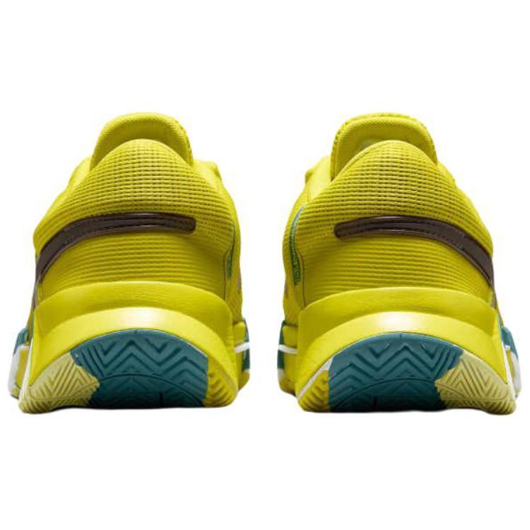 Nike Кроссовки Zoom GP Challenge 1 Premium HC High Voltage для мужчин, желтые, минеральные, сине-зеленые, светящиеся, зеленые HF1173-300