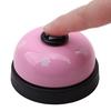 Pet Call Bell Dog Ball-Shape Paws Printed Meal Feeding Educational Puppy Interactive Training Tool