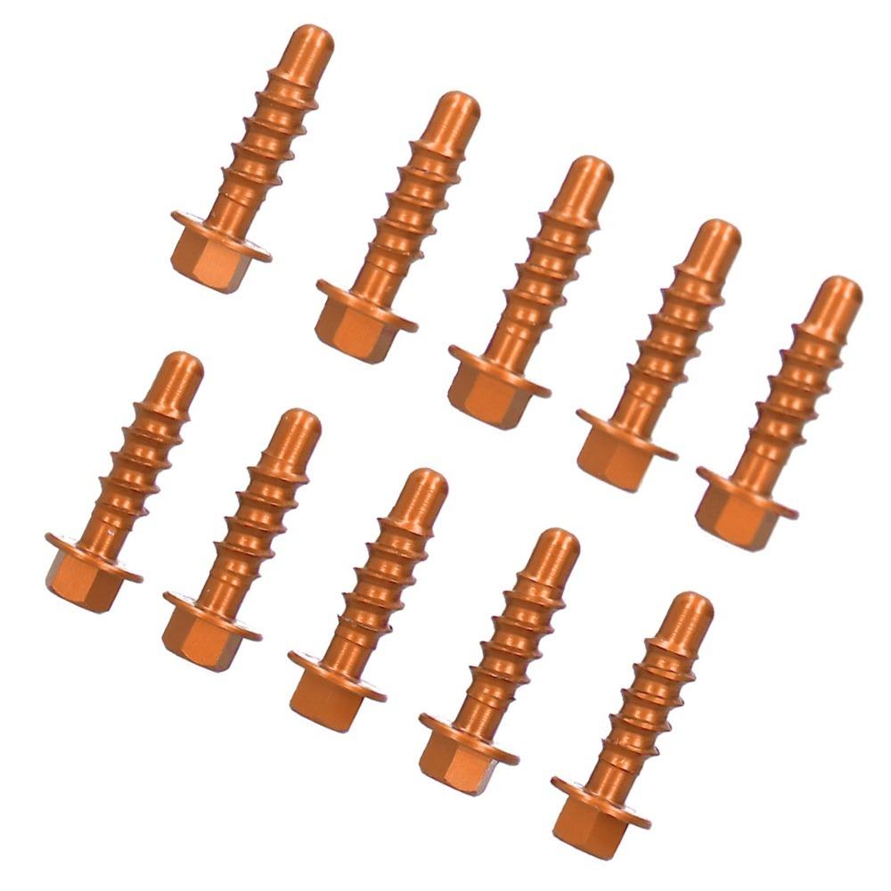 10pcs Aluminum Alloy Anodized Finish Screws for 125 150 200 EXC XC SXF EXCF XCF 1997-2020