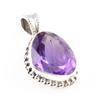 Натуральный африканский аметист, драгоценный камень, стерлинговое серебро 925 пробы, подарочная подвеска 1 дюйм p8S01
