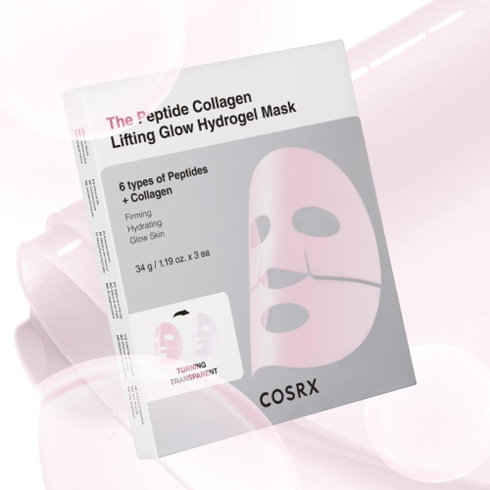Cosrx [musInsa Exclusive] Peptide Collagen LiftIng Mask 3 Sheets 3  9 Sheets In Total  1 Free Snail And arbutIn Mask Each 