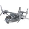 Модель самолета Boeing Bell V-22 Osprey в масштабе 1/400, игрушечный транспортный самолет с откатным механизмом со звуком и светом для детей, коллекция подарков для мальчиков и девочек