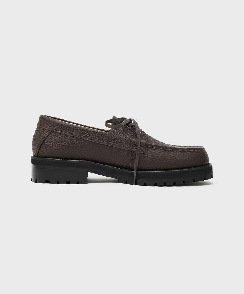 Firenze Atelier [Vibram] Стандартная Повседневная Подошва Лоферы 5099 [Коричневый Emboss]