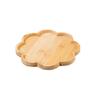 Round Wooden Divided Fruit Tray Nut Platter Food Storage Tray Fruit Snack Plate  Serving Platter