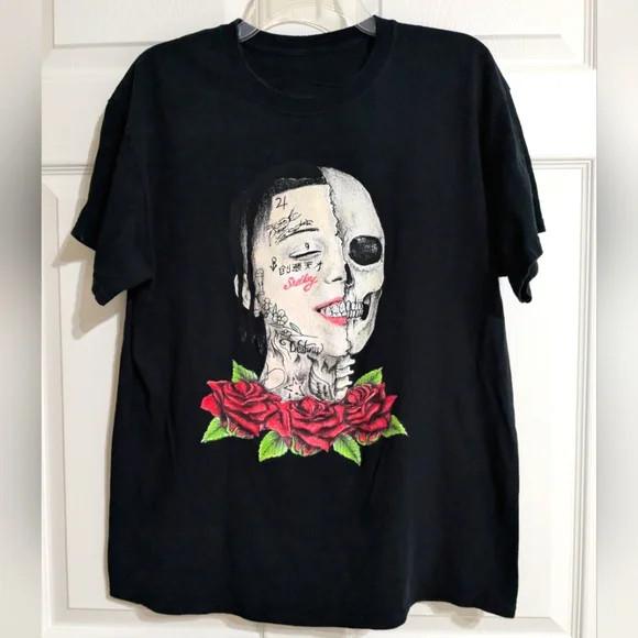 Редкая музыкальная футболка Lil Skies Все размеры от S до 5XL SE262 БЕСПЛАТНАЯ ДОСТАВКА Унисекс
