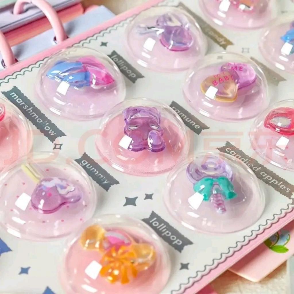 3d Collectible Bubble Stickers Kawaii Pvc Sticker Sheet Set For Kids Diary Journal Phone Decoration Scrapbook School Supplies