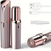 [Painless Epilator] USB Rechargeable Hair Remover Device | For Face, Lips, Chin, Mustache, Fingers | Painless, Portable