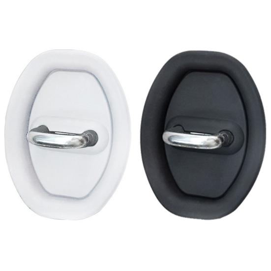 10 шт., автомобильные силиконовые дверные защелки, защитные чехлы, шумопонижающие универсальные, простые в установке, противоударные накладки, защитные накладки на дверные замки автомобиля