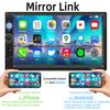 HIPPBQCC 7 Inch Car Radio Auto Multimedia BT MP5 Player 2 Din HD Touch Screen With Rear Camera Mirror Link FM Aux For Universal