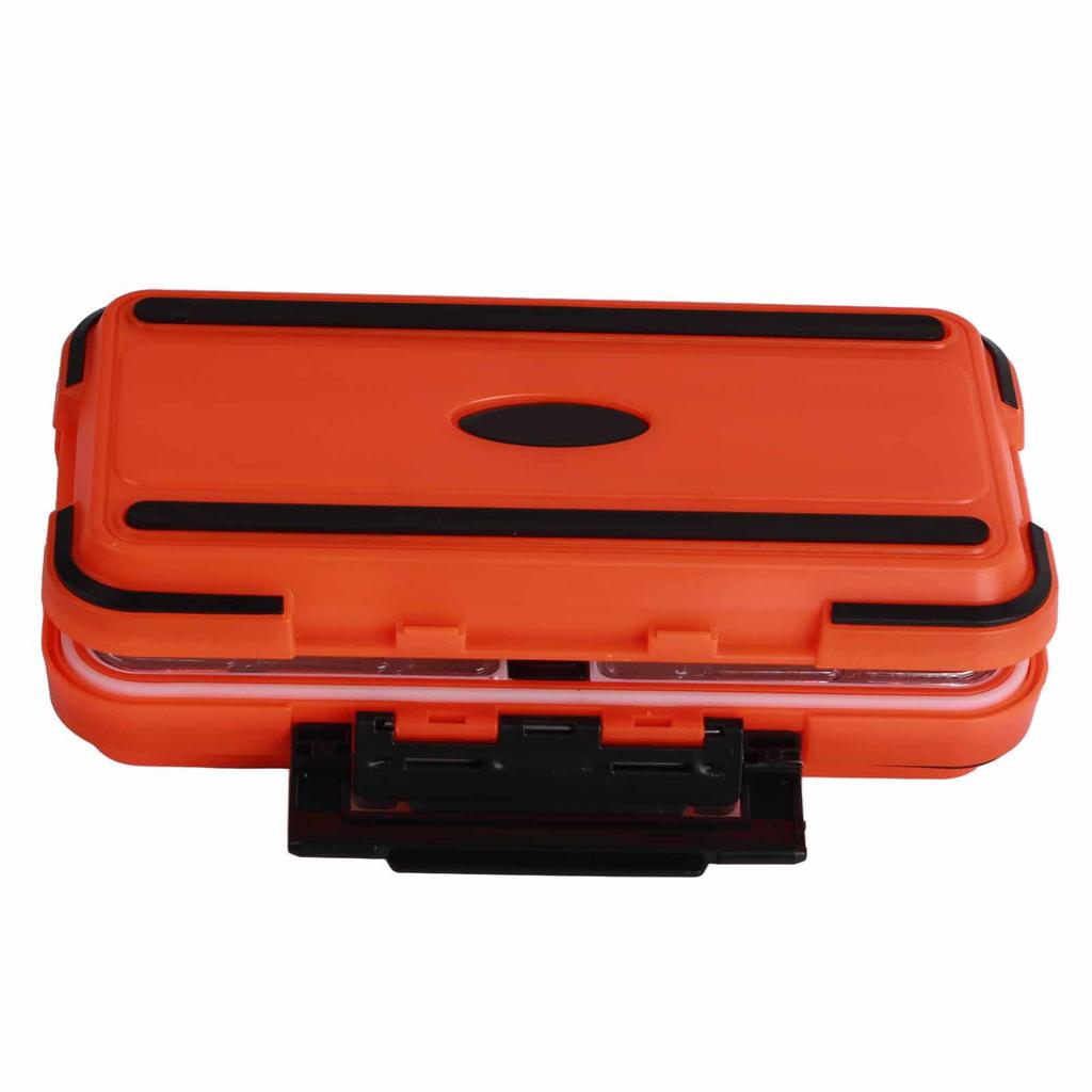 ABS водонепроницаемый ящик для рыболовных снастей, крючки для приманки, чехол для хранения, органайзер, контейнер, аксессуары, желтый