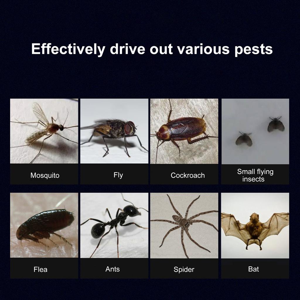 Ультразвуковой репеллент от комаров, отпугиватель мышей, крыс, вредителей, насекомых, устройство для отпугивания, подключение к комнатным вредителям