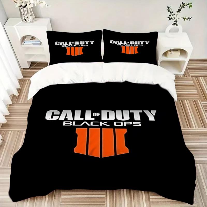Call Duty Black Ops 4 Print 3Pcs Bedding Setduvet Cover With 2 Bedropillowcase Home Birthday Gift