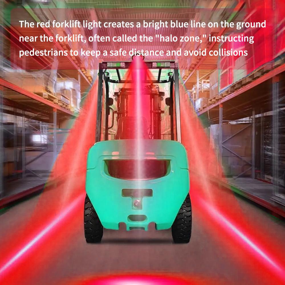 Мигающий светодиодный предупреждающий свет для мини-погрузчика 12В-24В, красный свет, безопасность, рабочий грузовик, передний/задний сигнал, 1 шт.