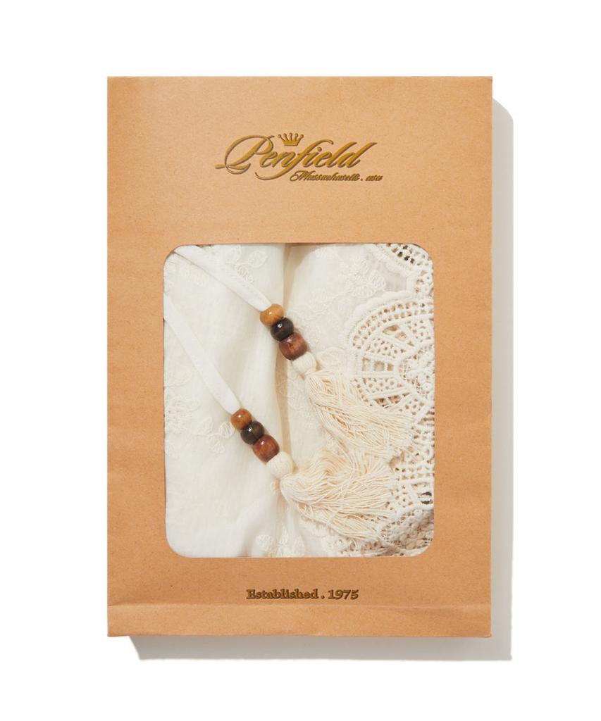 Penfield Crochet Layered Shirred Wrap Skirt Ivory_Fs7Ws33F