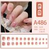2024 Gentle, sweet, fresh, high-end, simple, printed, fashionable wearable manicure