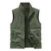 DoubleSided Vest Men'S Autumn And Winter StandUp Collar Casual Vest Large Size Warm Men'S Photography Vest