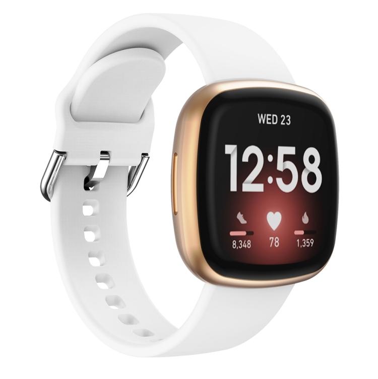 Силиконовый ремешок для Fitbit Versa 3(черный)