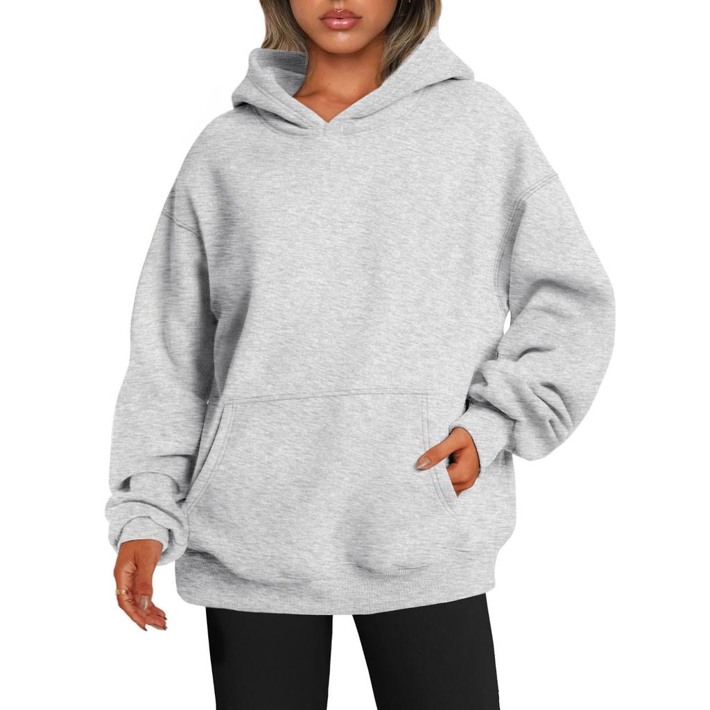Womens Oversized Sweatshirts Fleece Hoodies Long Sleeve Shirts Pullover Fall Clothes With Pocket