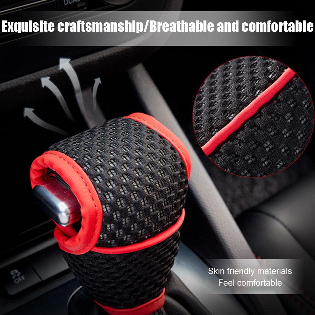 Car Shift Knob Cover Gear Shift Non Slip Grip Handle Protective Covers Universal Gear Automatic Car Interior Accessories