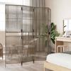 VidaXL Room Divider 4 Panels, Room Separator, Privacy Screen, Living Room Bedroom Screen, Modern, Grey 365394